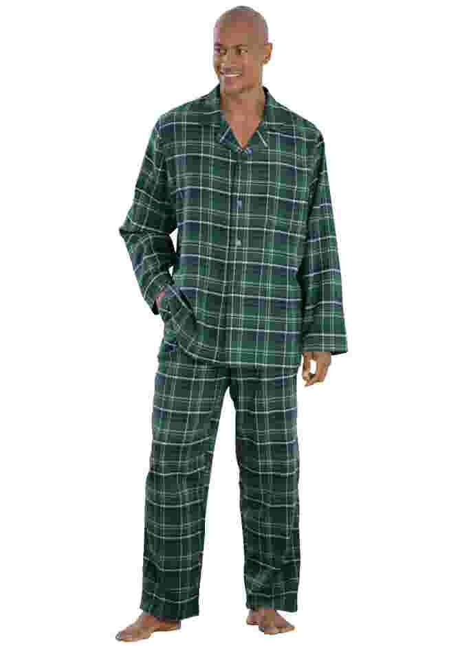 Plaid Flannel Pajama Set image number 1