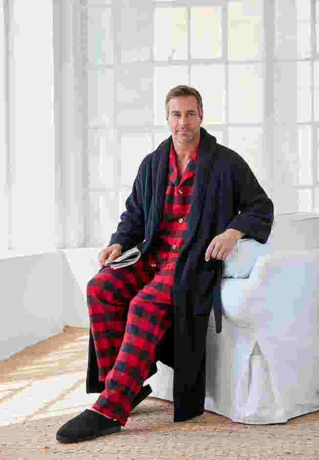 Plaid Flannel Pajama Set image number 2