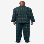 Plaid Flannel Pajama Set image number null
