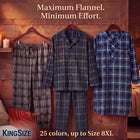 Plaid Flannel Pajama Set image number 3