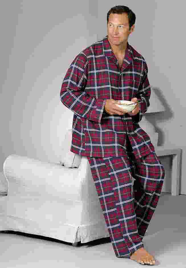 Plaid Flannel Pajama Set image number 4