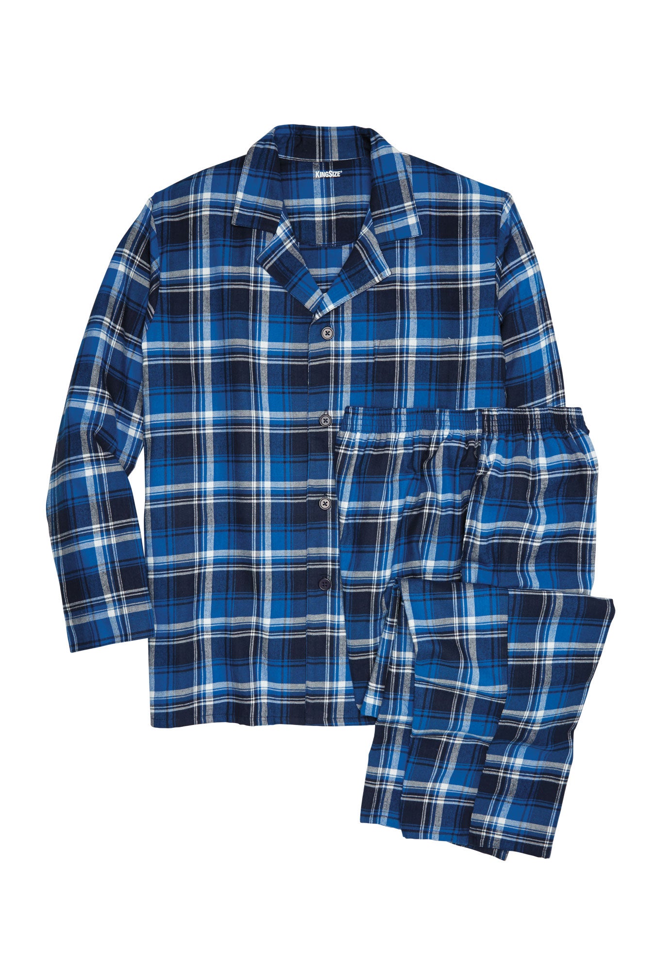 Plaid Flannel Pajama Set image number 1