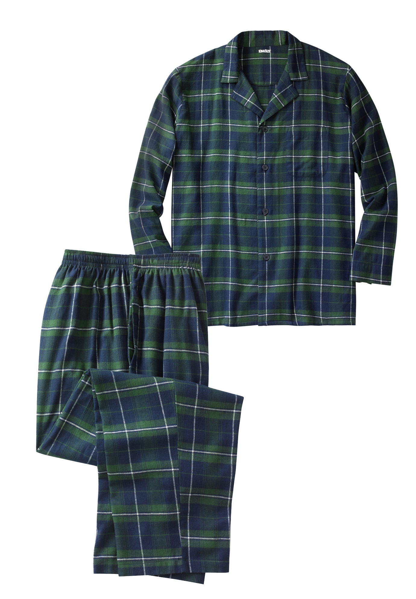 Plaid Flannel Pajama Set image number 1