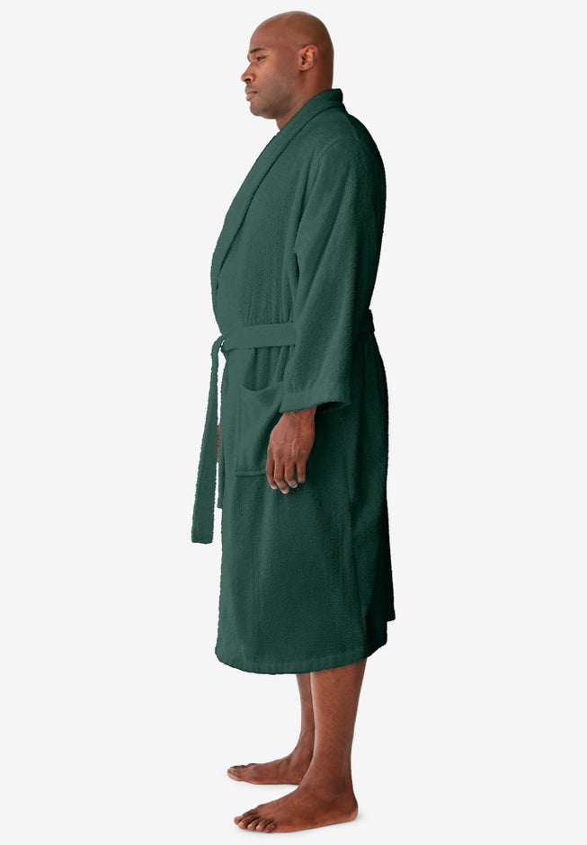 Terry Bathrobe with Pockets image number 2