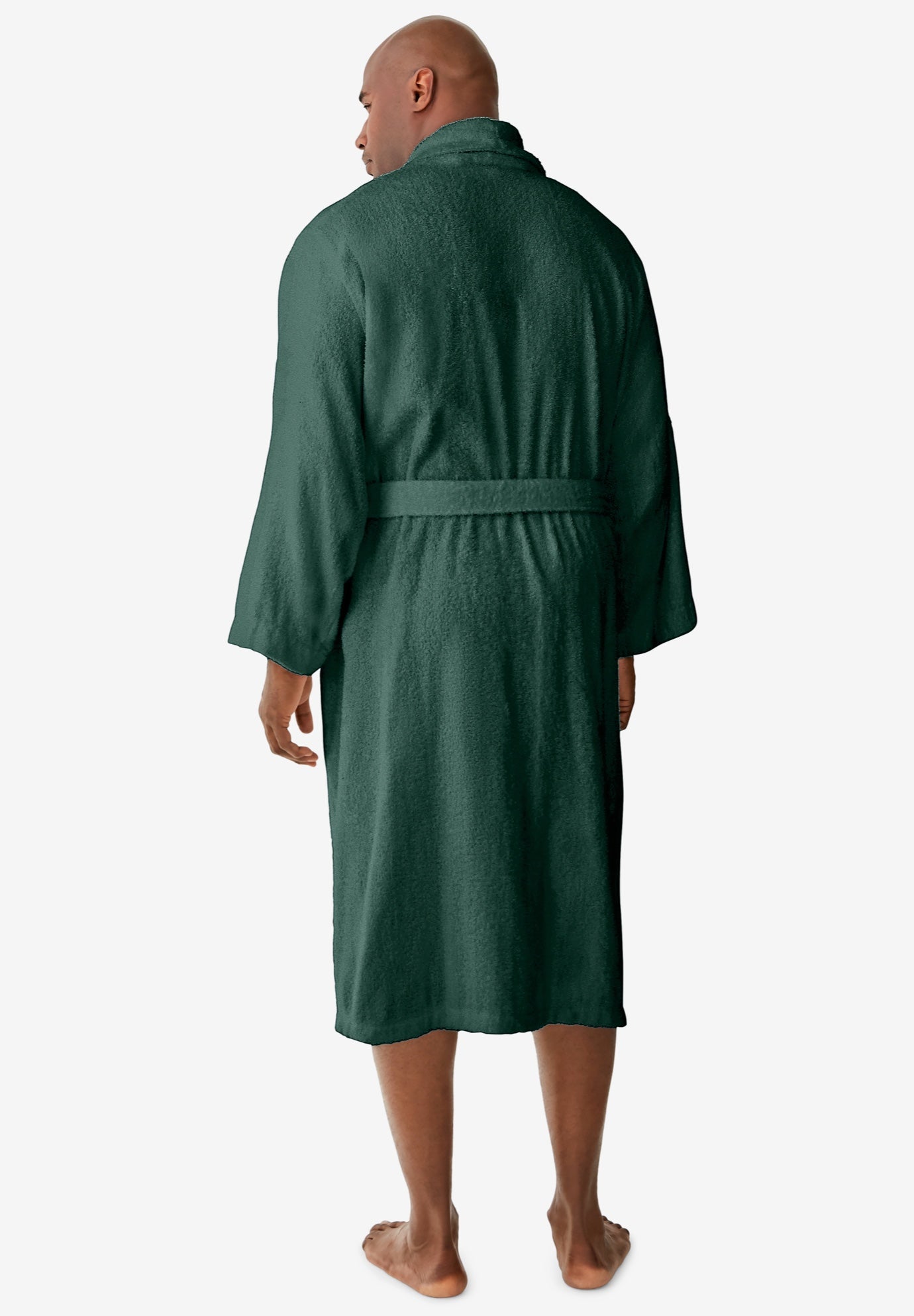 Terry Bathrobe with Pockets image number 3