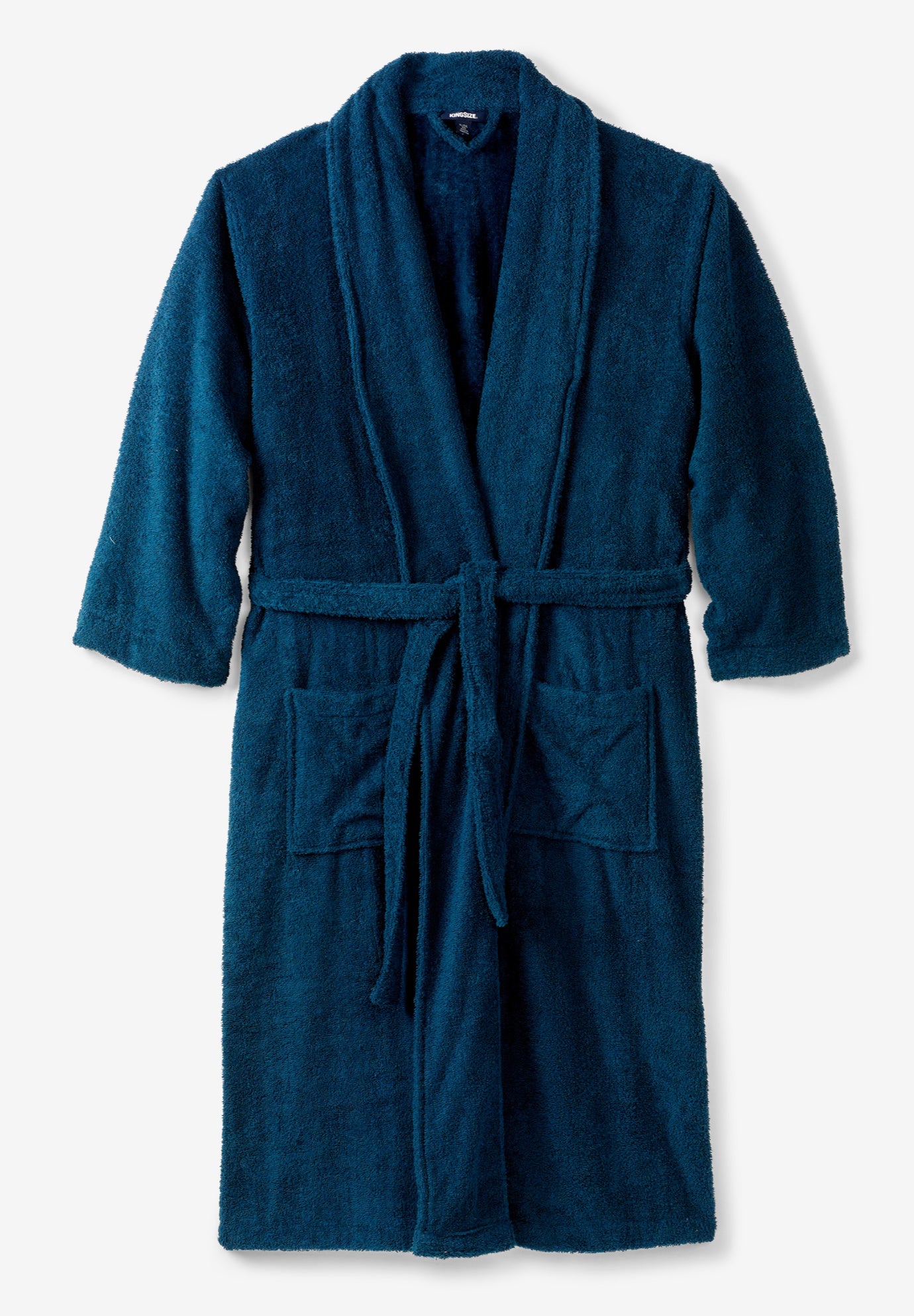 Terry Bathrobe with Pockets image number 1