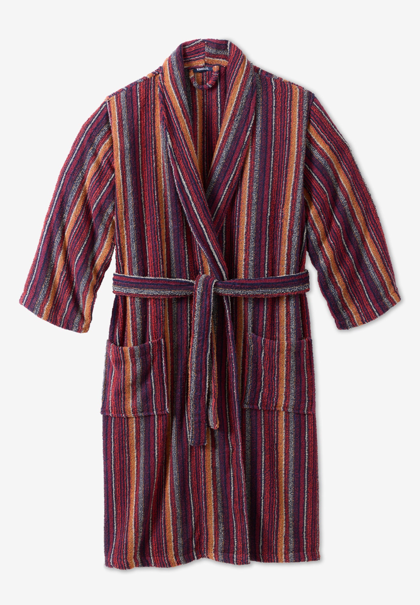 Terry Bathrobe with Pockets image number 1
