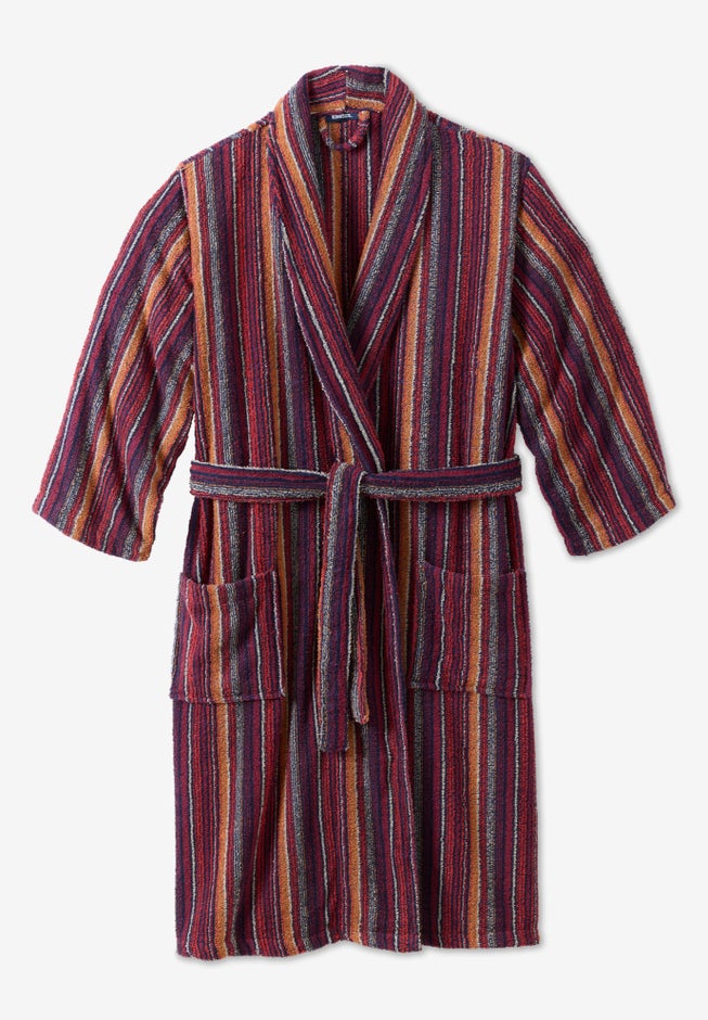 Terry Bathrobe with Pockets image number 1