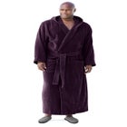 Terry Velour Hooded Maxi Robe image number null
