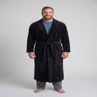 Terry Velour Hooded Maxi Robe image number 1