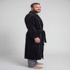 Terry Velour Hooded Maxi Robe image number 2