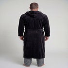Terry Velour Hooded Maxi Robe image number 3