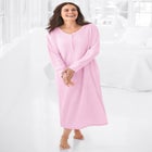 Thermal Henley Nightgown image number null