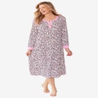 Thermal Henley Nightgown image number null