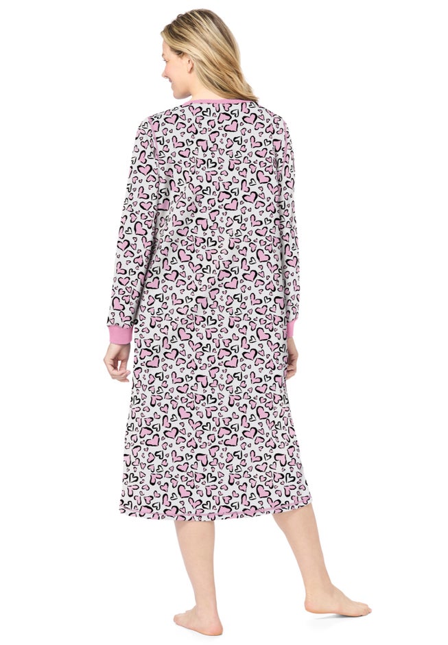 Thermal Henley Nightgown image number 1