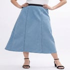 Stretch Denim Jegging Skirt image number 0
