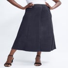 Stretch Denim Jegging Skirt image number null