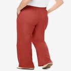 7-Day Knit Wide-Leg Pull-On Pants image number null