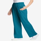 7-Day Wide-Leg Elastic-Waist Stretchy Knit Pant image number null