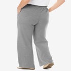 7-Day Knit Wide-Leg Pull-On Pants image number null