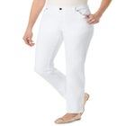 Stretch Denim 5-Pocket Straight-Leg Jeans image number null