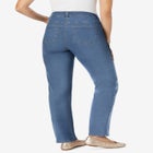 Stretch Denim 5-Pocket Straight-Leg Jeans image number null