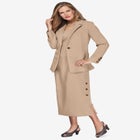 Side Button Suit Jacket Dress image number null