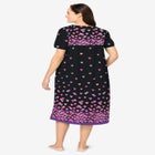 Short Print Shirred Lounger image number null