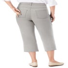 Stretch Denim Five-Pocket Capri Jeans image number null