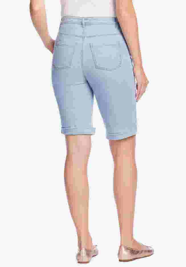 Stretch Denim Jean Bermuda Short image number 1
