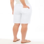 Stretch-Denim Five-Pocket Bermuda Jeans Shorts image number 1