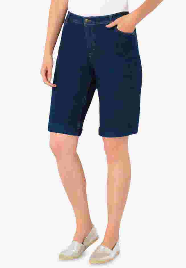 Stretch Denim Jean Bermuda Short image number 0