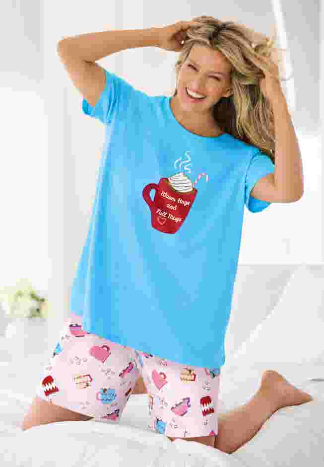 Knit PJ Short Set image number 5