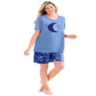 Knit PJ Short Set image number null