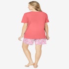 Knit PJ Short Set image number null