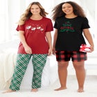 Graphic Tee PJ Set image number null