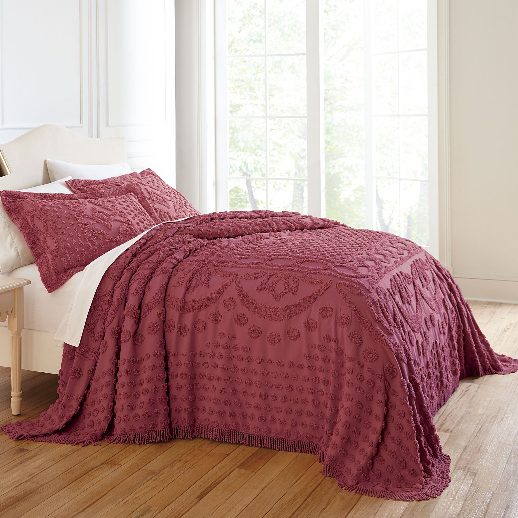100% Cotton Georgia Chenille Bedspread image number 0