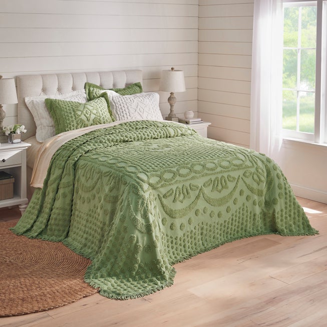 100% Cotton Georgia Chenille Shams image number 1