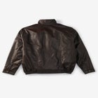 Leather Bomber Jacket image number null