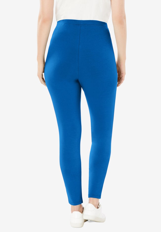 Stretch-Cotton Knit Pull-On Leggings image number 2