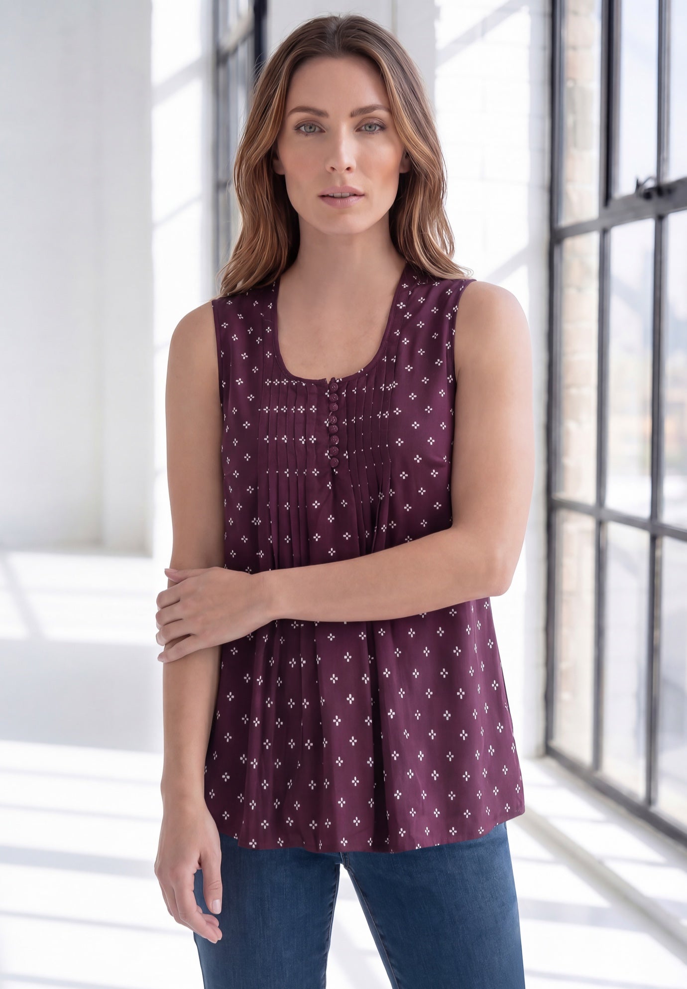 Pleated Tank image number 0