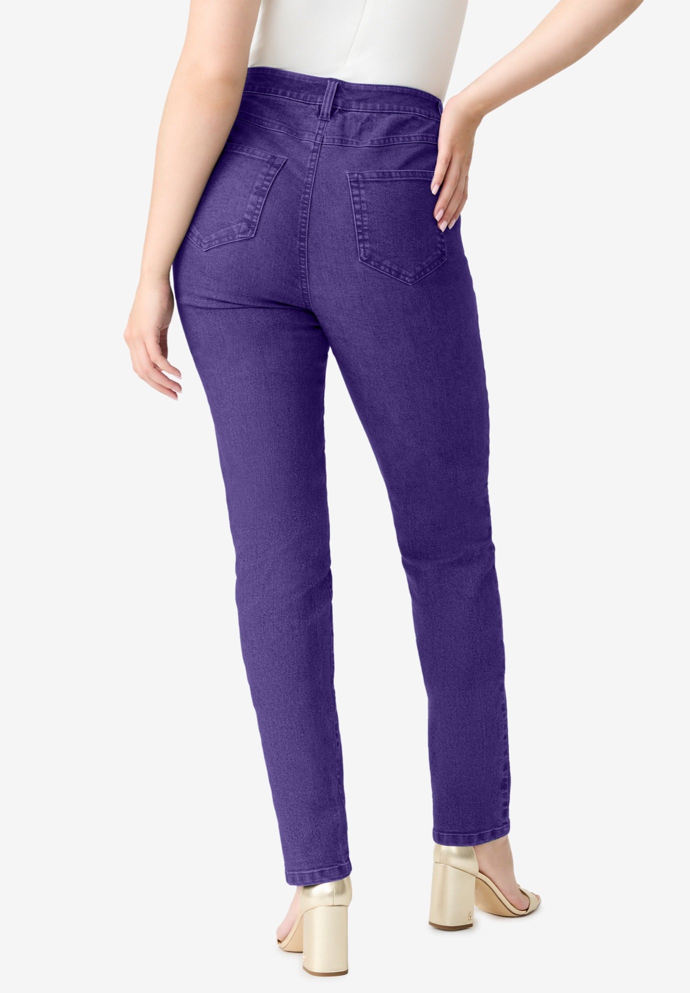 Plus Size Classic Stretch Straight Leg Jean image number 0