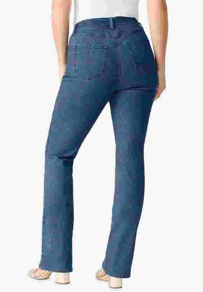 Plus Size Classic Stretch Bootcut Jean image number 1