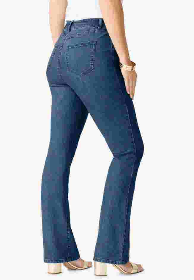 Plus Size Classic Stretch Bootcut Jean image number 2