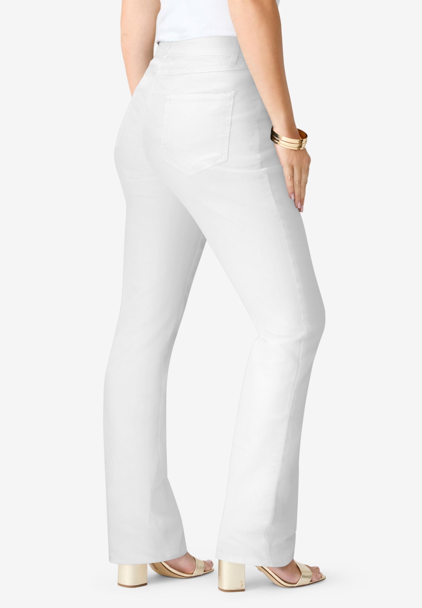 Plus Size Classic Stretch Bootcut Jean image number 2