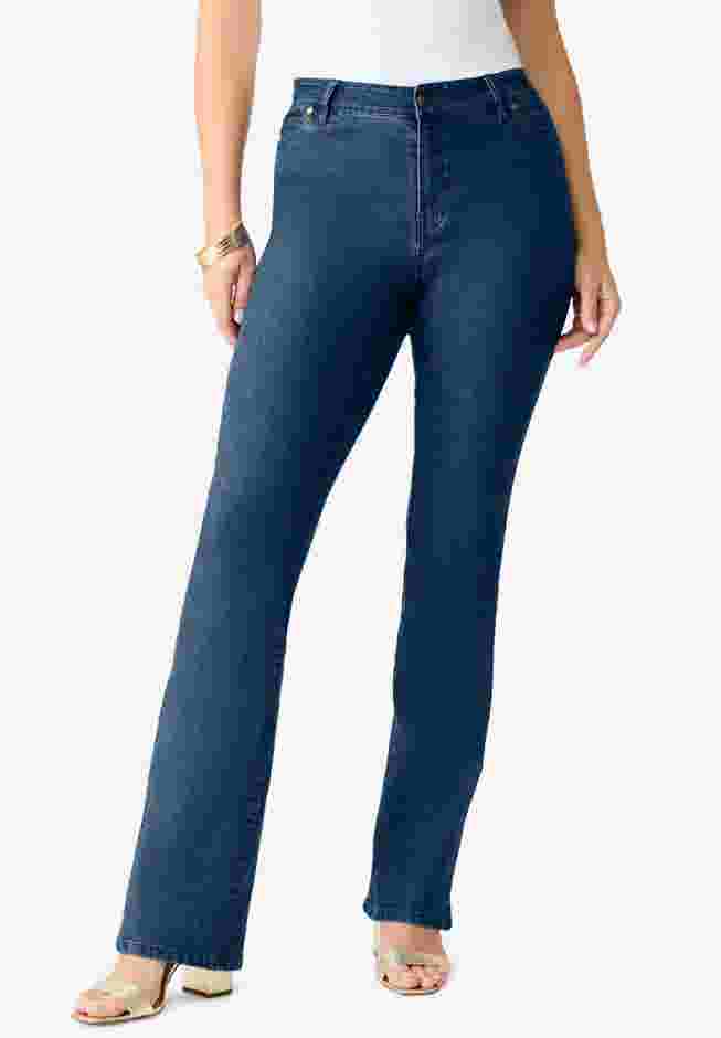 Plus Size Classic Stretch Bootcut Jean image number 0