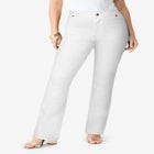 Plus Size Classic Stretch Bootcut Jean image number null