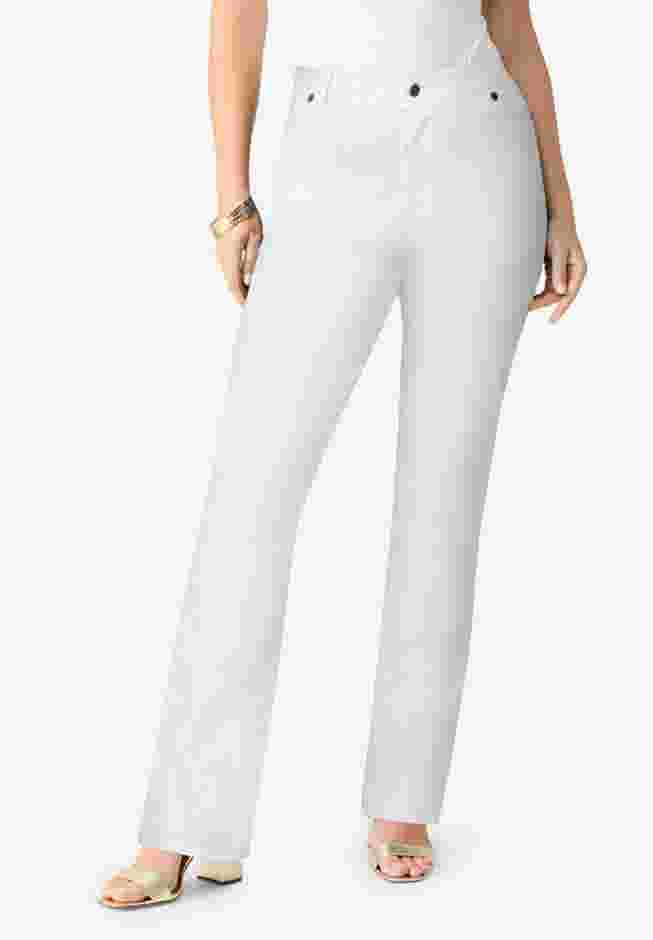 Plus Size Classic Stretch Bootcut Jean image number 0
