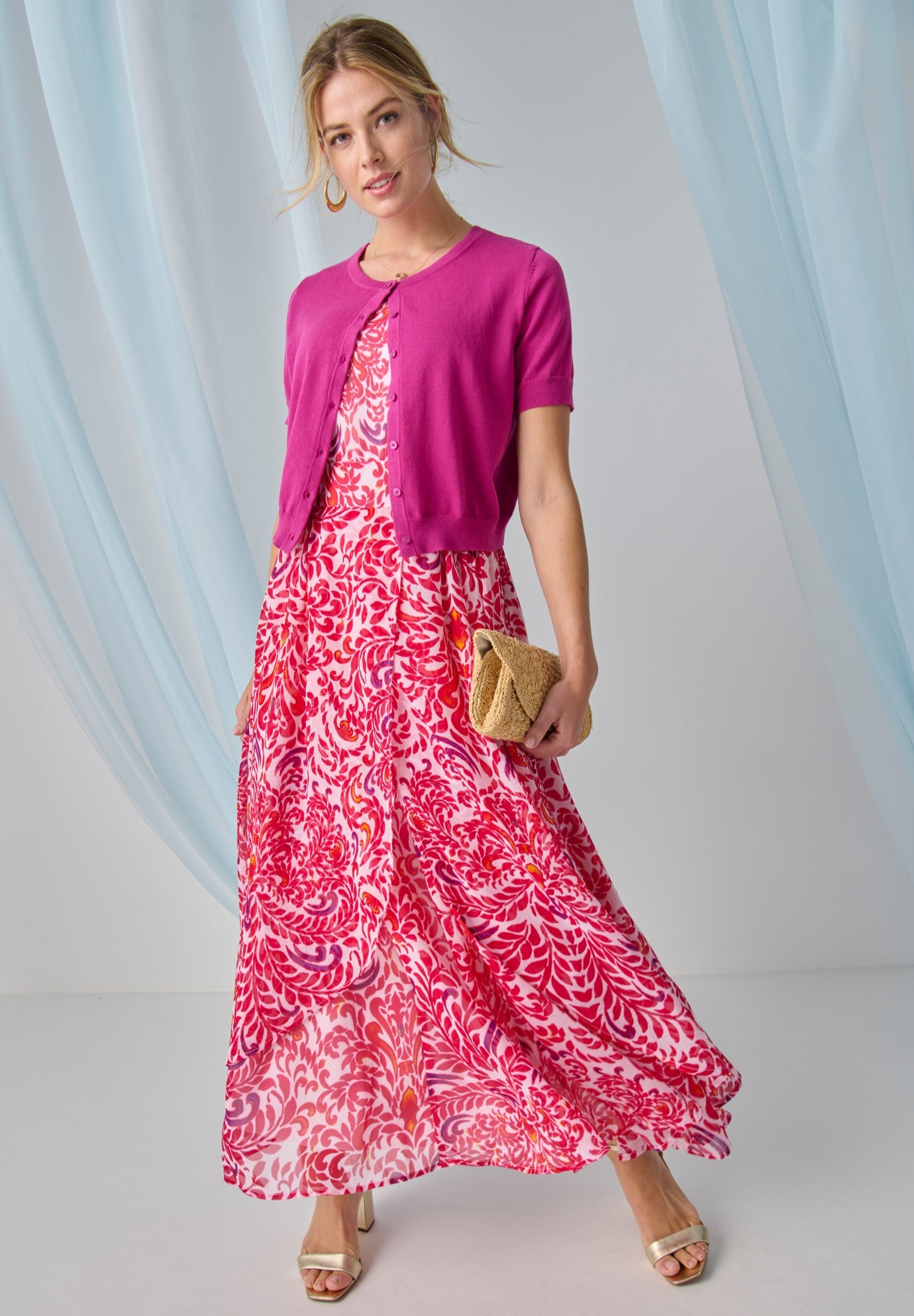 Jewel-Neck Shrug image number 0