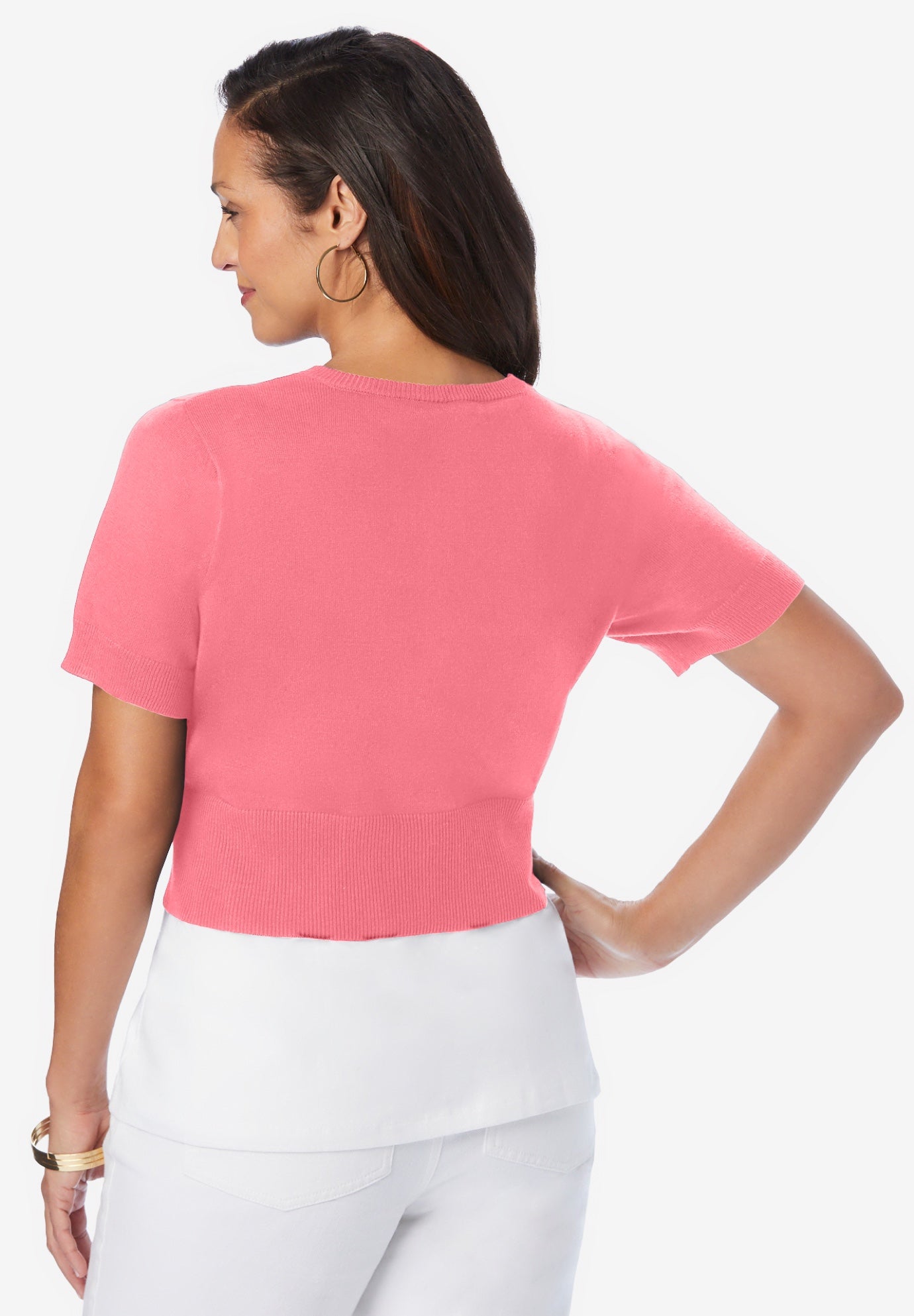 Jewel-Neck Shrug image number 1